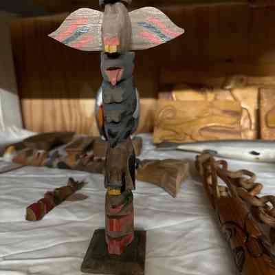 Carved totem