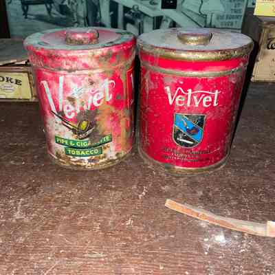Velvet Tobacco Tins