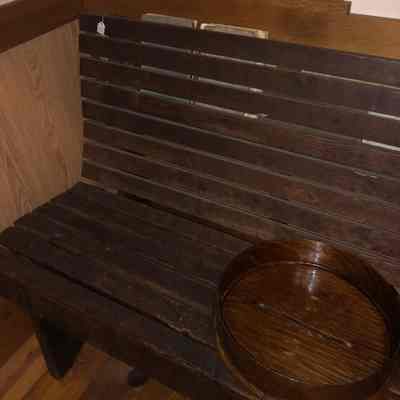 Wood Bench
