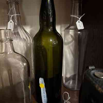 Green Glass Bottle