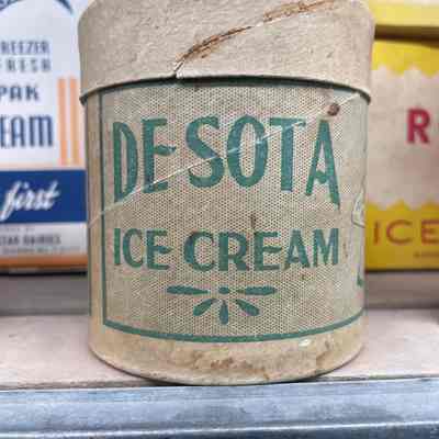 DeSota Ice Cream Container