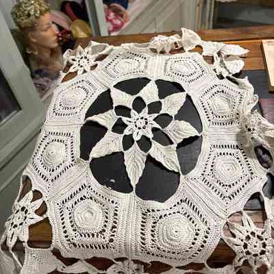 White Lace Table Cloth
