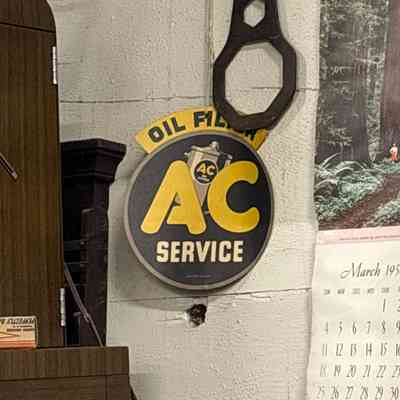 Oil Filter AC Sign
