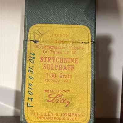 Strychnine Sulphate Hypodermatic Tablets