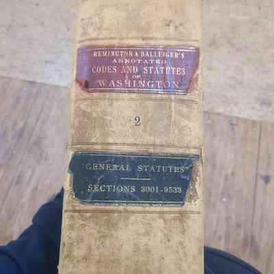 Washington Codes and Statutes Book