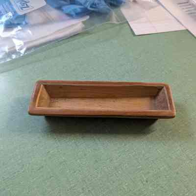 Small Carved Rectangular Dish