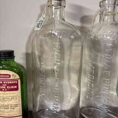 Lydia E. Pinkham's Medicine Bottle with Cork