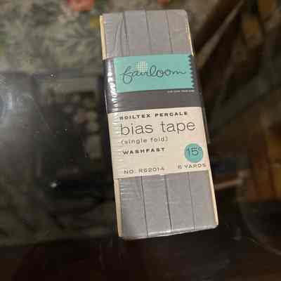 Fairloom Grey Bias Tape