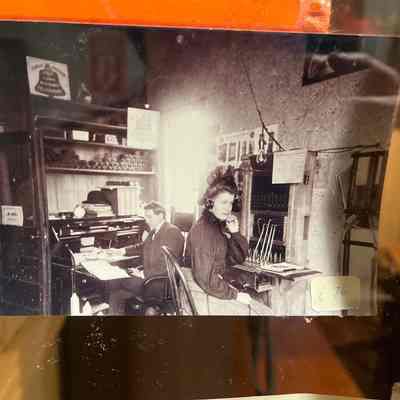 Picture of switch board operator