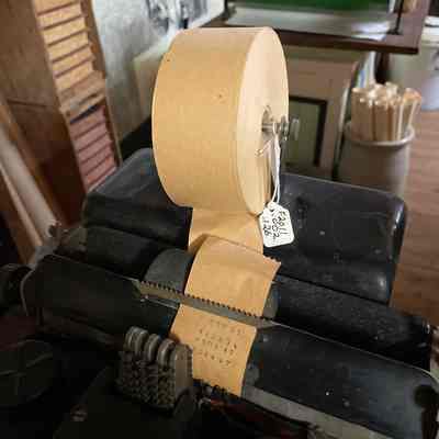 Yellow Paper Roll