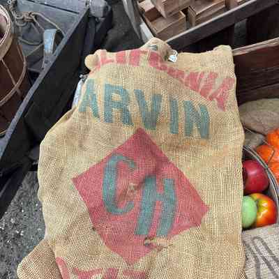 California Potato Burlap Sack