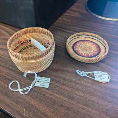 Haida Basket & Lid Small