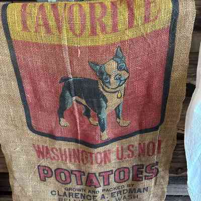 Potato Burlap Sack