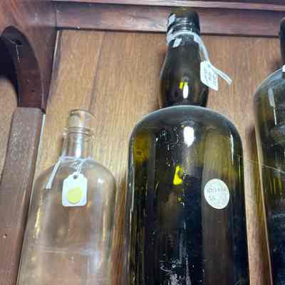 Green Whiskey Bottle