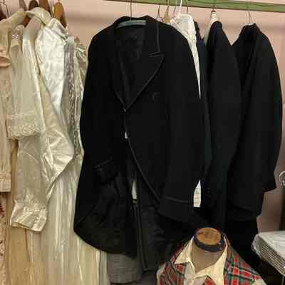 Black coat w/ long tails