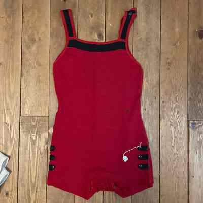 Red & black swimsuit