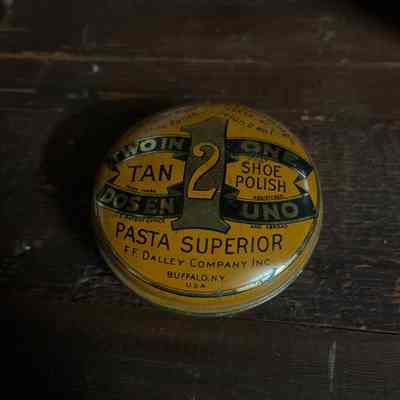 Shoe Polish Tin