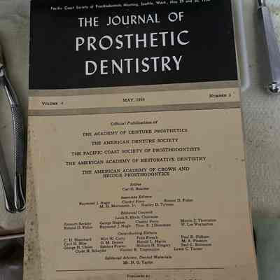 Journal of Prosthetic Dentistry vol. 4