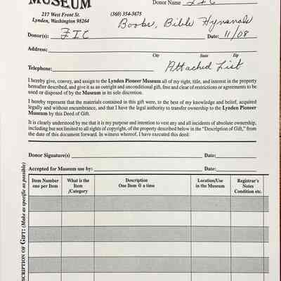 Books, Bibles, Hymnals (find attached lists)