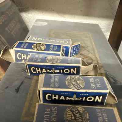 Champion Spark Plug Boxes
