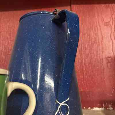 Blue Coffee Pot