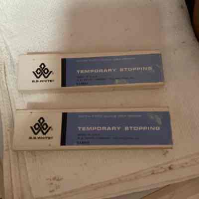 S.S. White Temporary Stopping