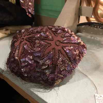 Purple Sequined Hat