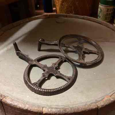 Set of Iron Sconces for Candles