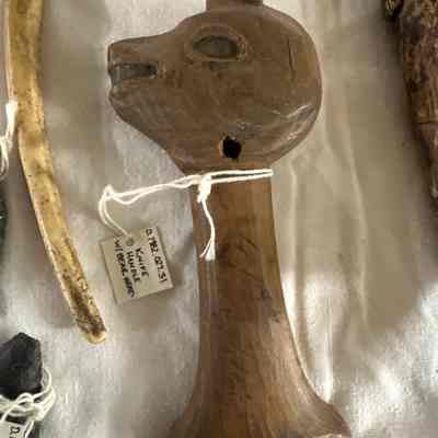 Knife Handle w/ bear head