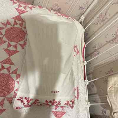 Embroidered pillow