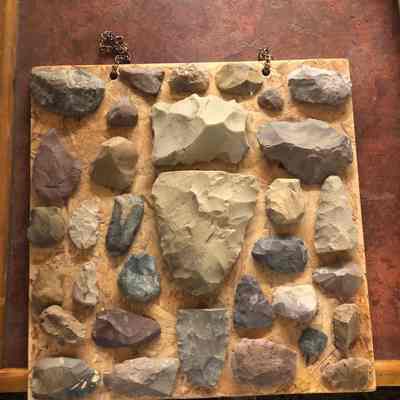 Board w/Projectile Points