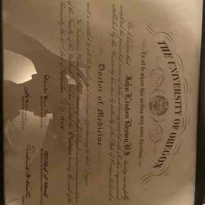 University of Oregon Diploma