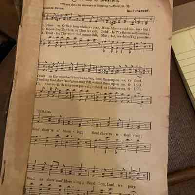 Hymn Booklet w/o Cover