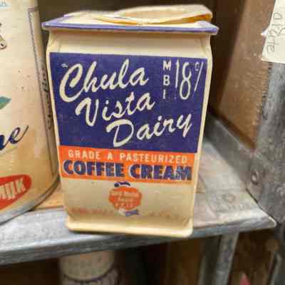 Chula Vista Coffe Cream Carton