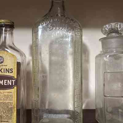 Clear Glass Bottle