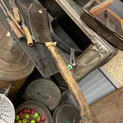 Giant meat cleaver
