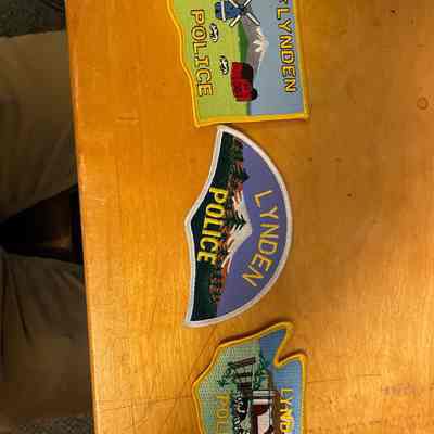 Three Lynden Police Patches