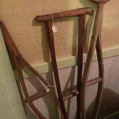 Wooden Crutches