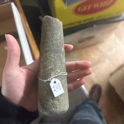 Broken stone pestle