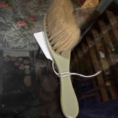 Green Handled Bristle Brush