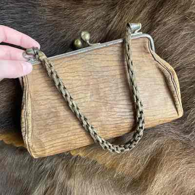 Brown Snap Purse