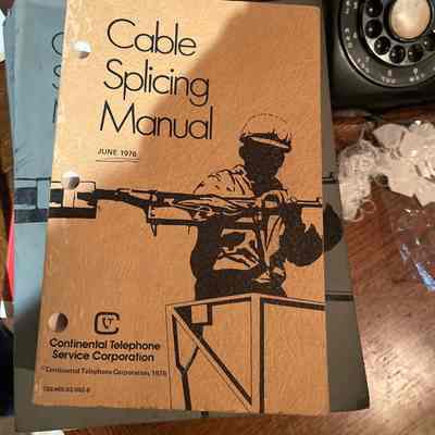 Cable splicing manual - 1976