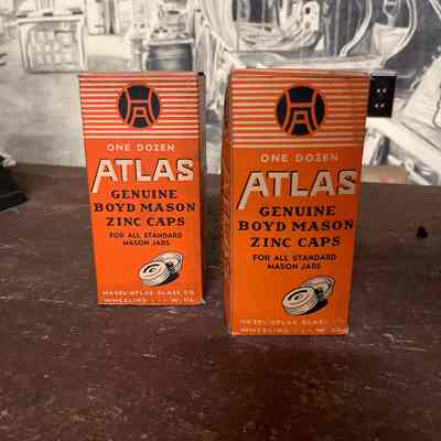 Boxes of Atlas Mason Caps (x2)