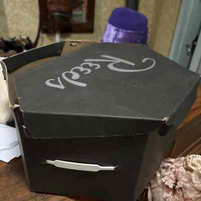 Cardboard Grey Hat Box