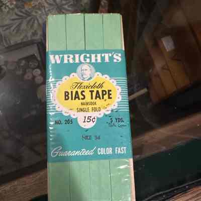 Wrights Green Bias Tape