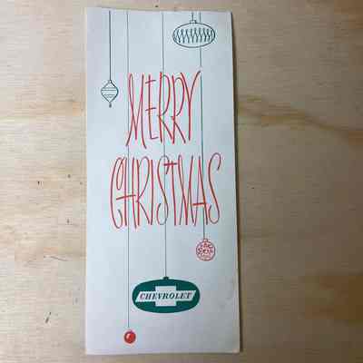 Valley Motor CO Holiday Greeting Card