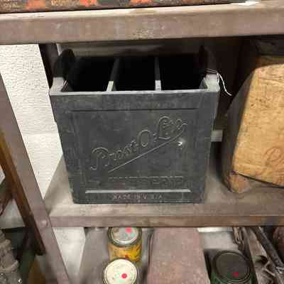 Prest-O-Lite Metal Crate