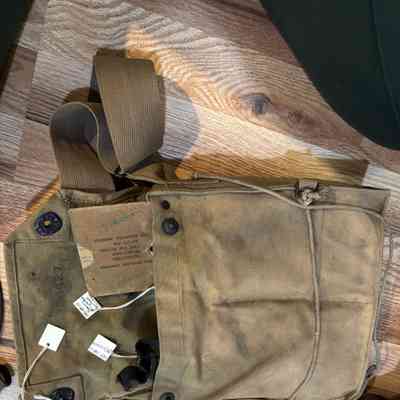 Gas Mask + Canvas Bag