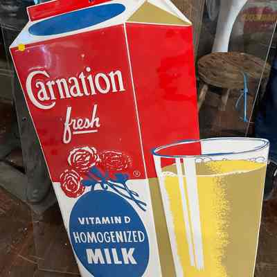 Carnation Milk Sign