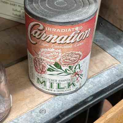 Carnation Evaporated Milk Can